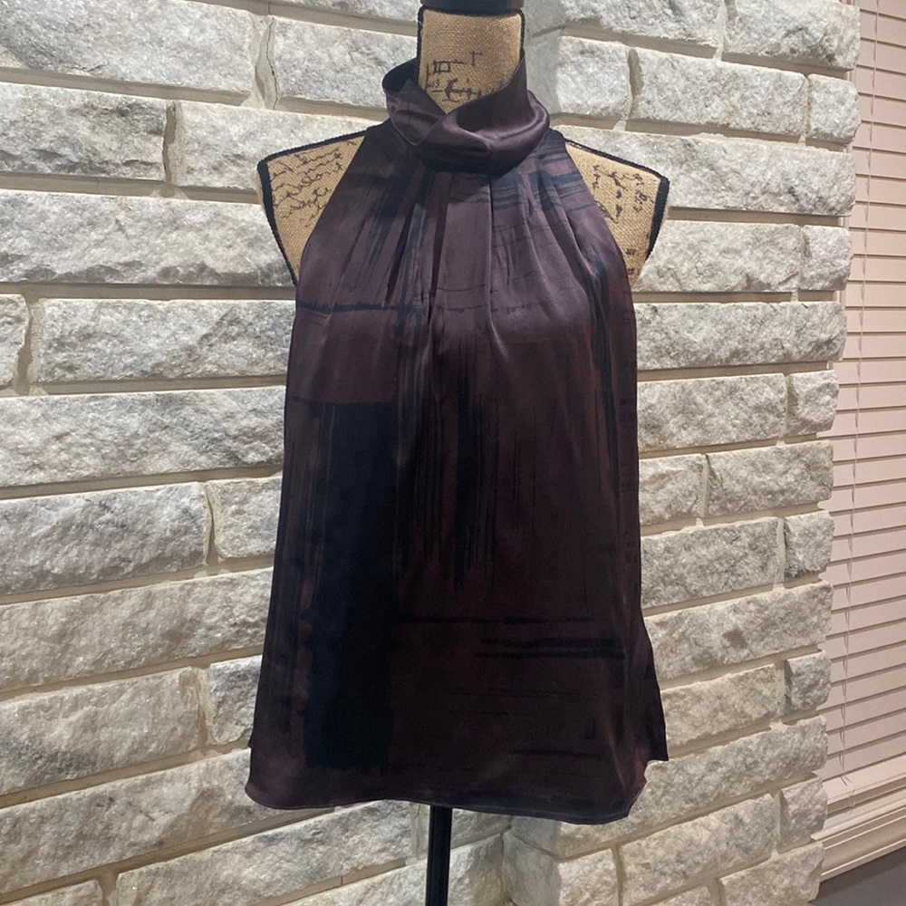 Calvin Klein silk halter top